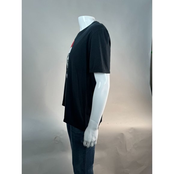 Anvil Ring Spun Bill Murray Santa Holiday TShirt Lg Black Cotton - Picture 3 of 16